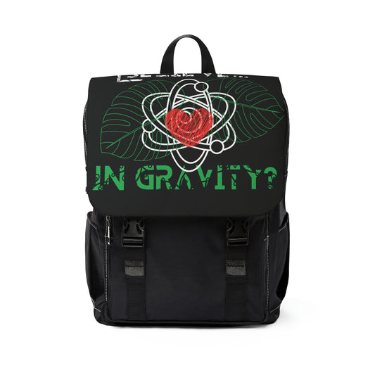 "Do You Believe in Gravity?" Backpack from Ragin’ By Rage